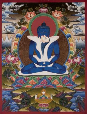 Medicine Buddha Thangka | Bhaisajyaguru Original Hand-Painted Tibetan Healing Art